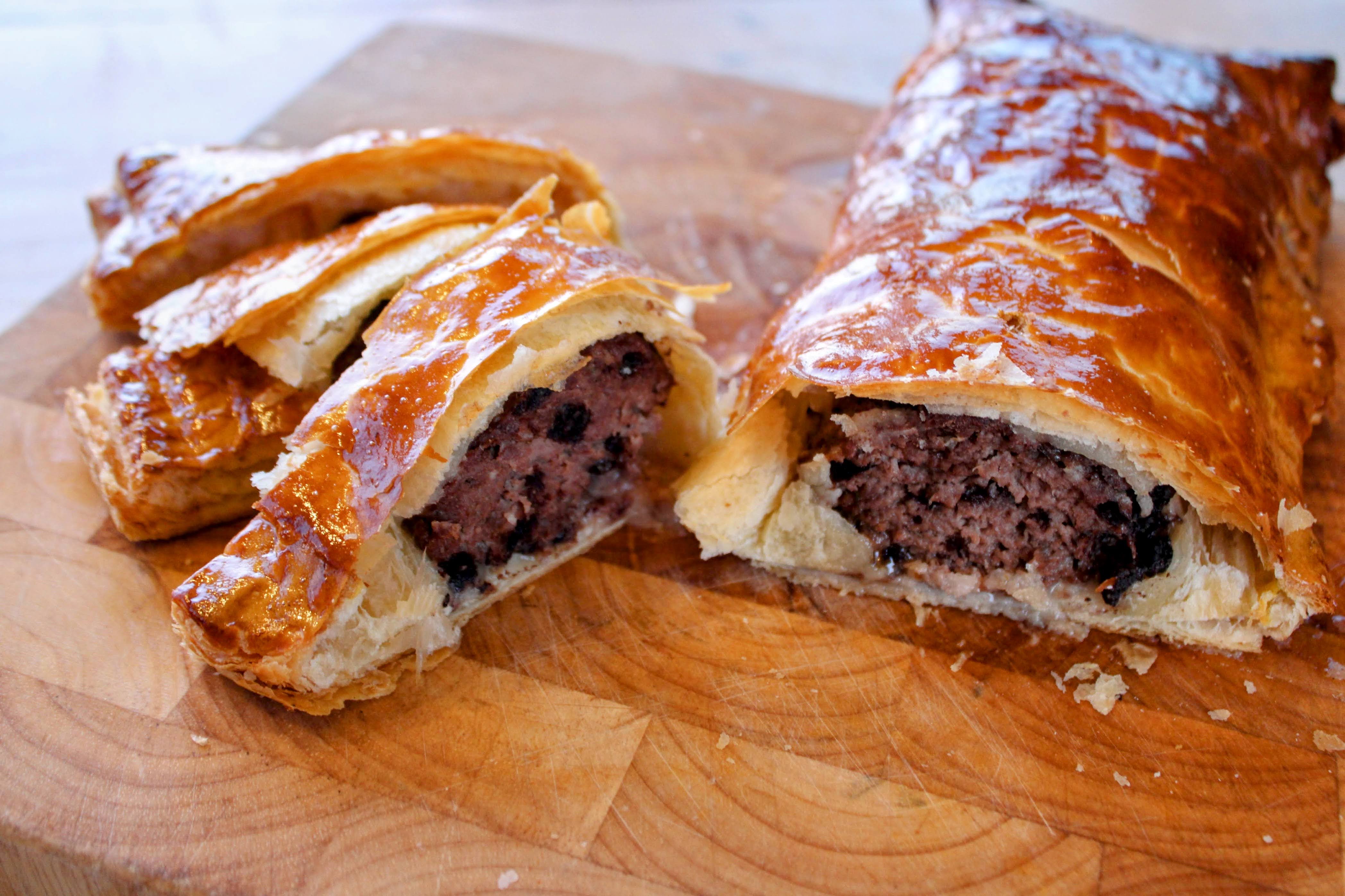 Venison sausage rolls